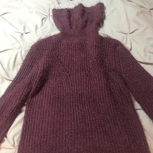 Charlotte Russe Purple Turtleneck Sweater